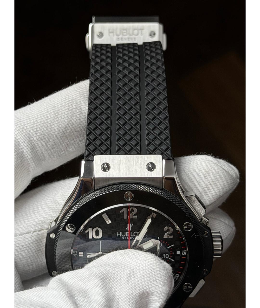 HUBLOT Черные керамические часы, фото 7