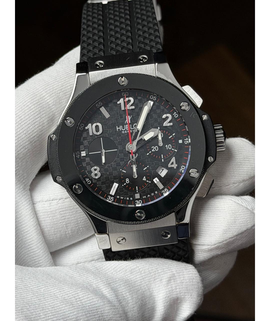 HUBLOT Черные керамические часы, фото 2