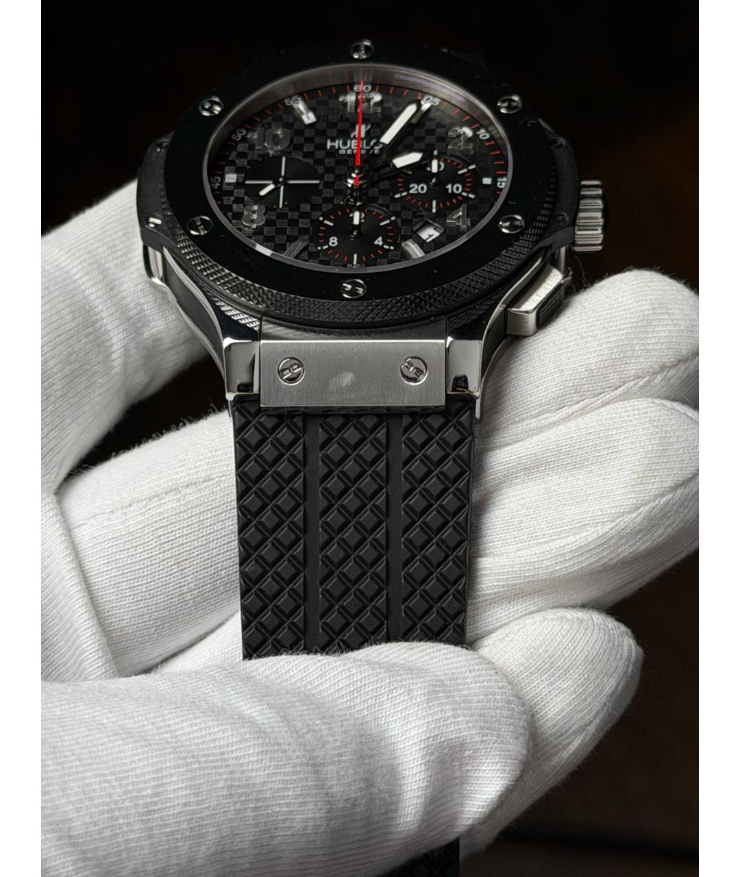 HUBLOT Черные керамические часы, фото 6