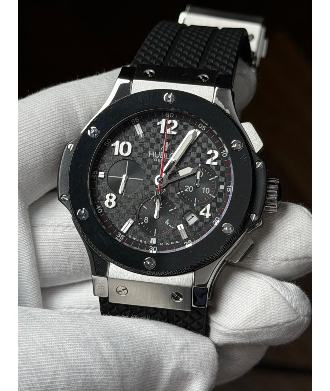 HUBLOT Черные керамические часы, фото 3