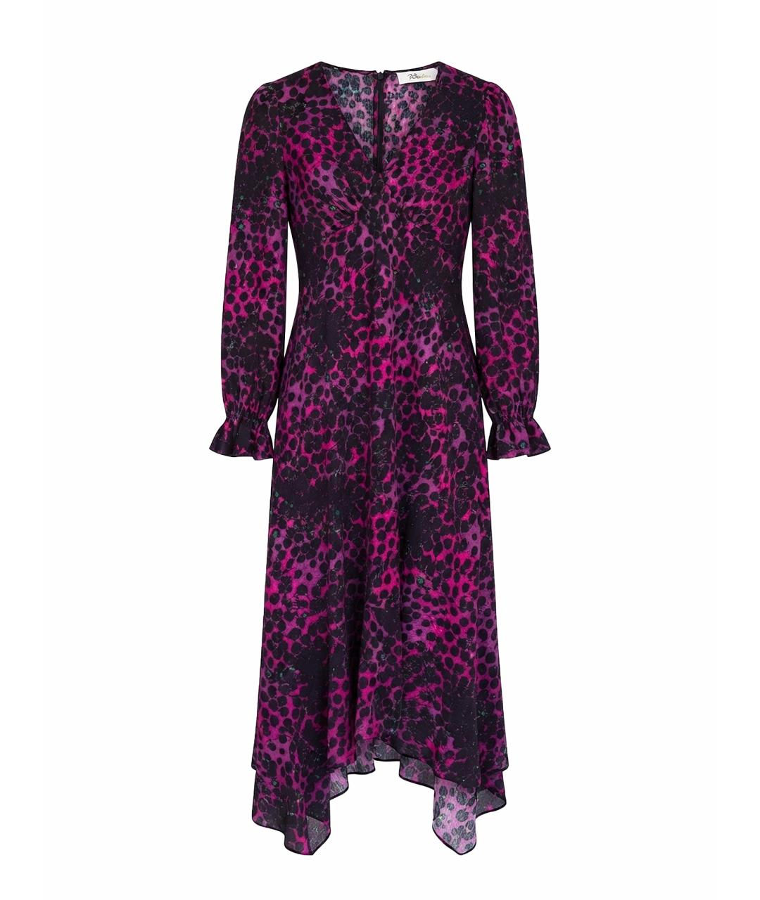 DIANE VON FURSTENBERG Мульти вискозное повседневное платье, фото 1
