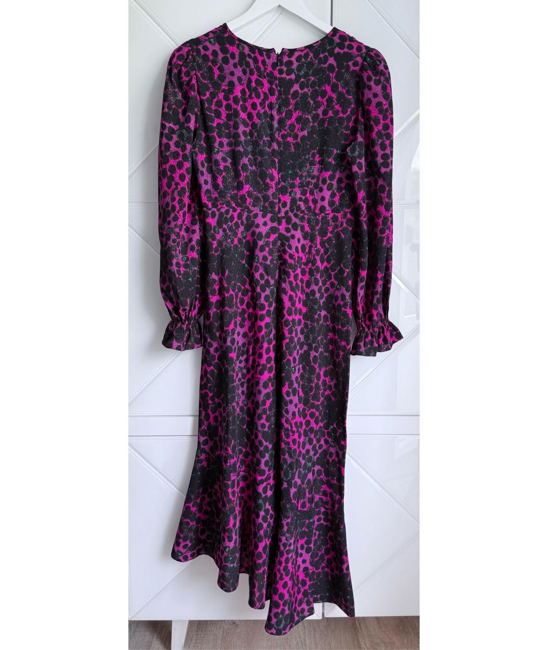DIANE VON FURSTENBERG Мульти вискозное повседневное платье, фото 2