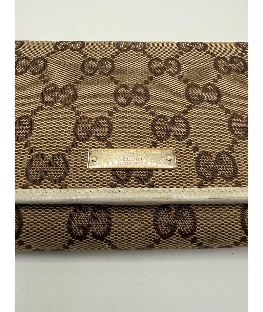 GUCCI Коричневый кошелек, фото 3