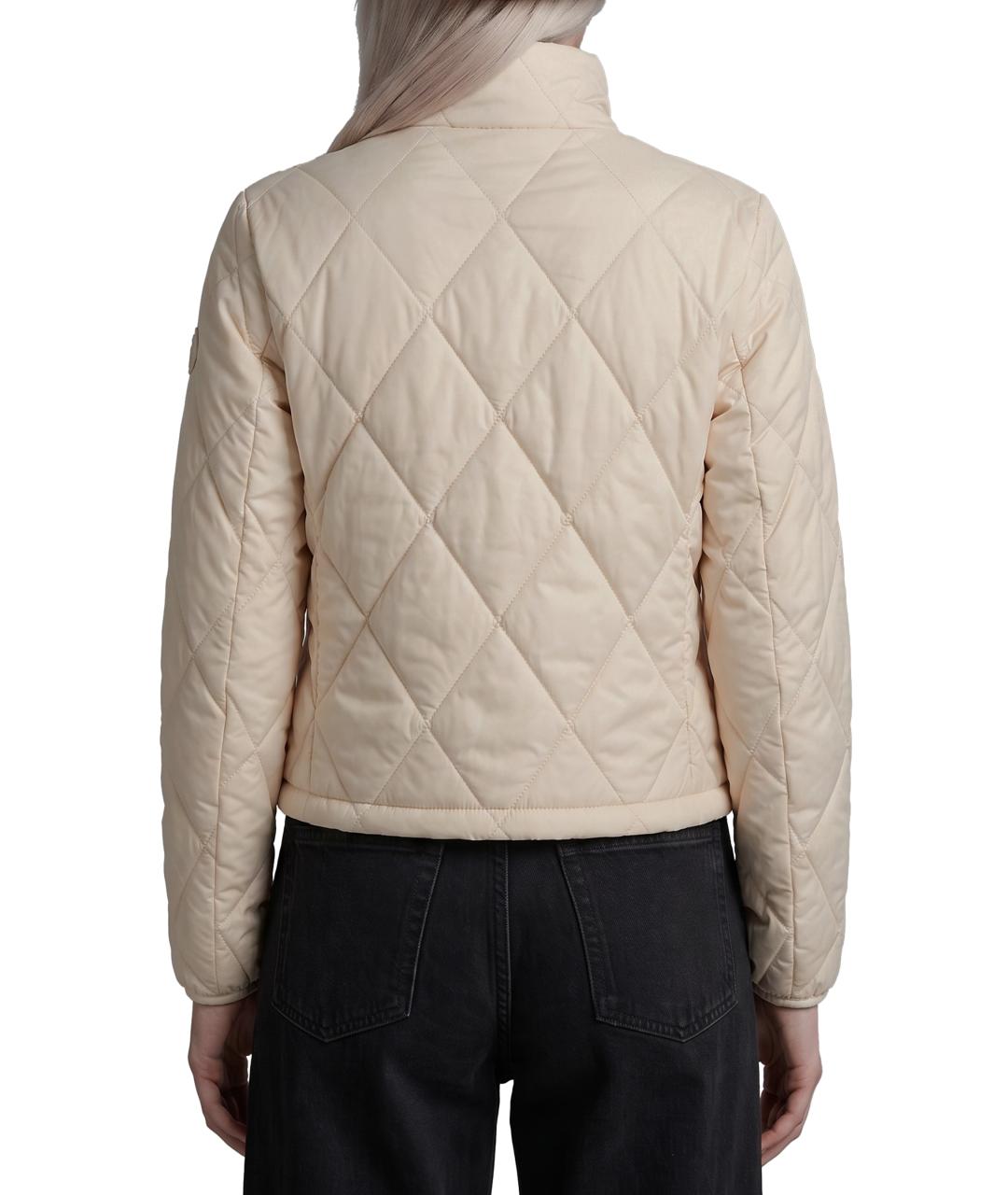 BURBERRY Бежевая полиамидовая куртка, фото 3