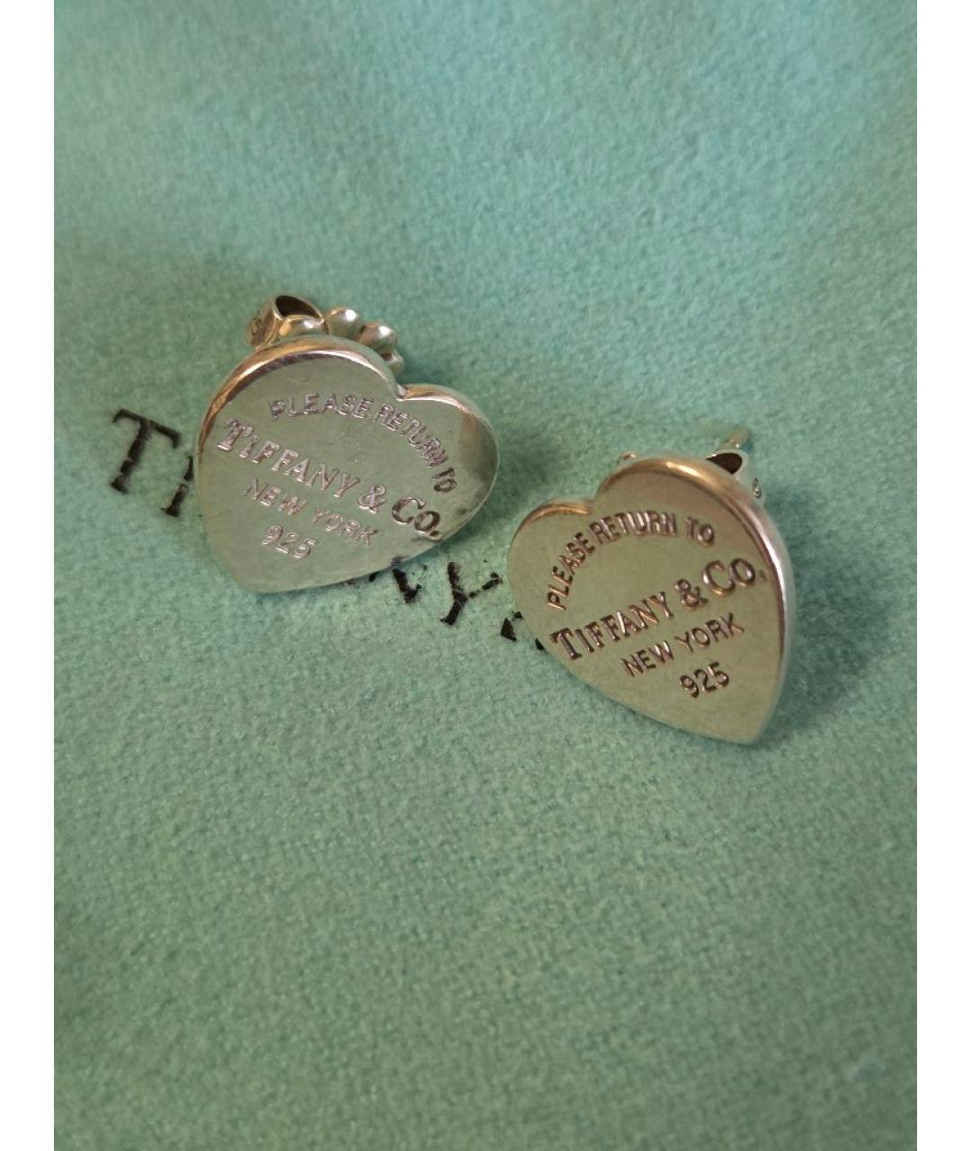 TIFFANY&CO Серебряные серебряные серьги, фото 1