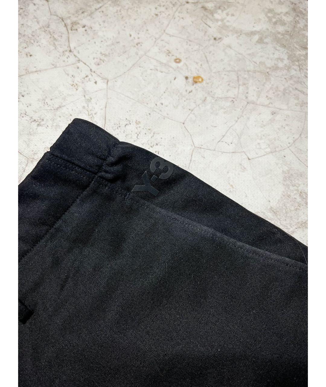 YOHJI YAMAMOTO Черные шерстяные шорты, фото 4
