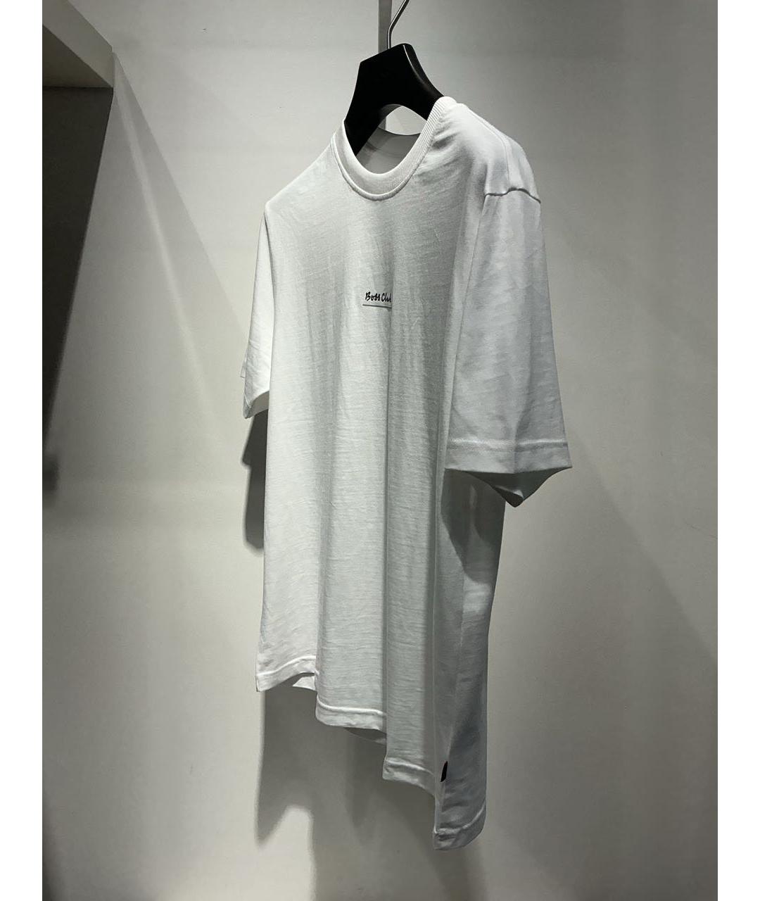 HUGO BOSS Белая хлопковая футболка, фото 2