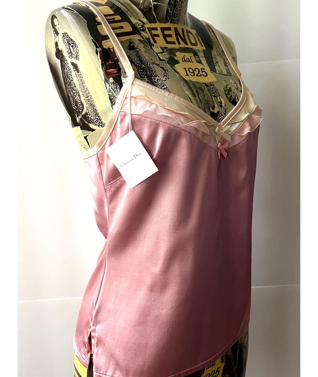 CHRISTIAN DIOR Розовая блузы, фото 4