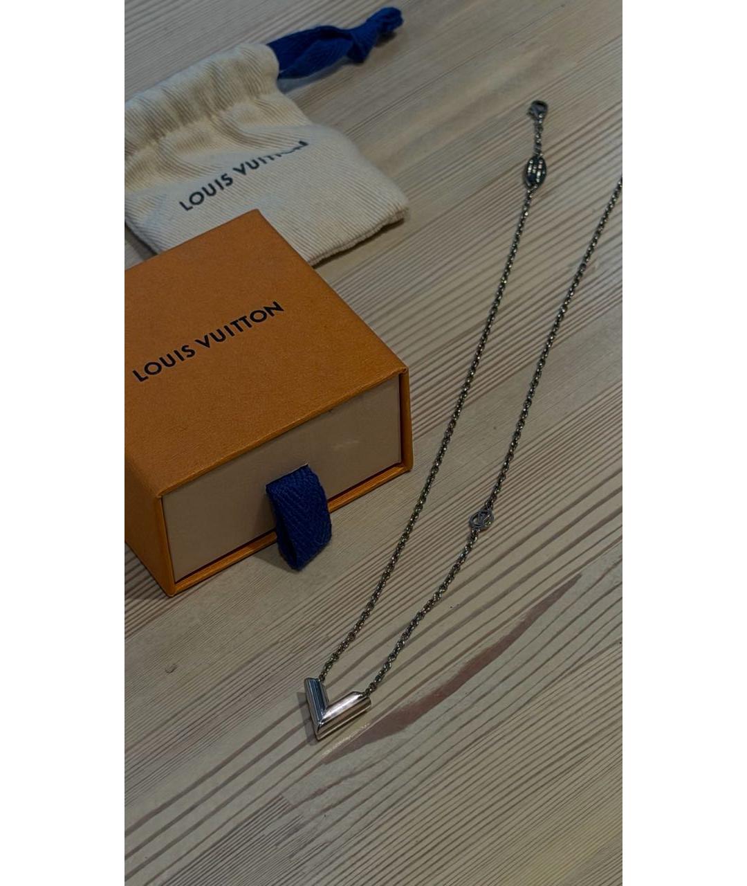 LOUIS VUITTON Серебряная серебряная цепочка, фото 3