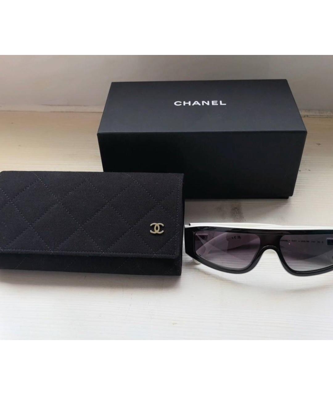 CHANEL Черные солнцезащитные очки, фото 5