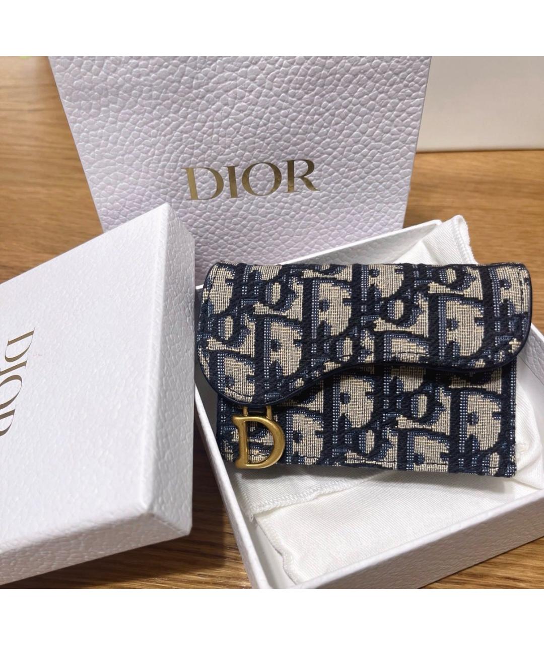 CHRISTIAN DIOR Темно-синий кардхолдер, фото 6