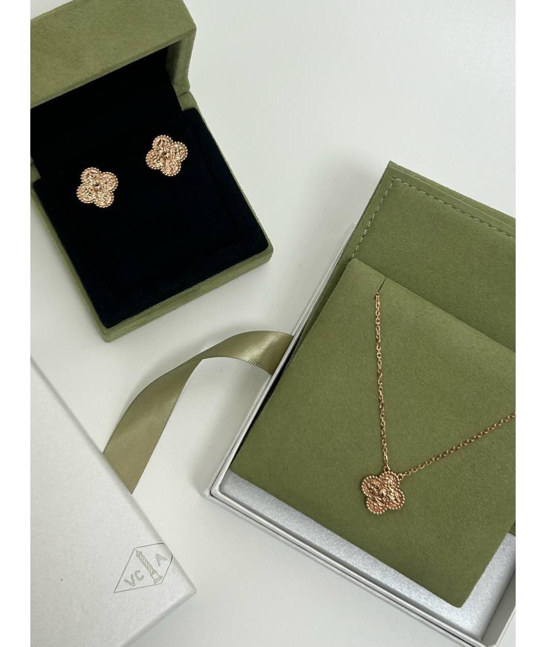 VAN CLEEF & ARPELS Серьги из розового золота, фото 5