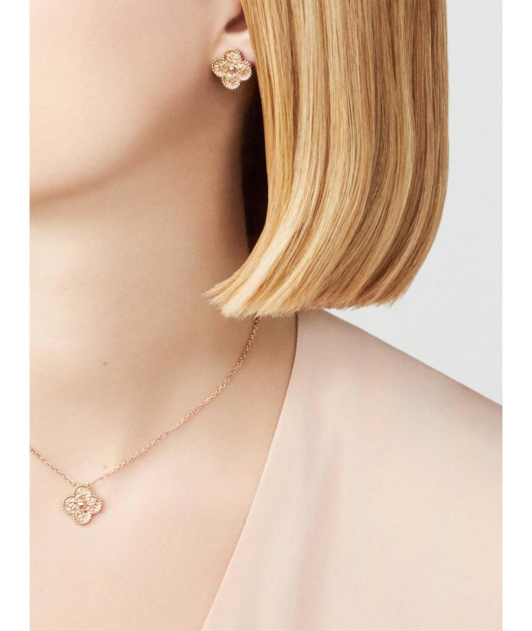 VAN CLEEF & ARPELS Серьги из розового золота, фото 2