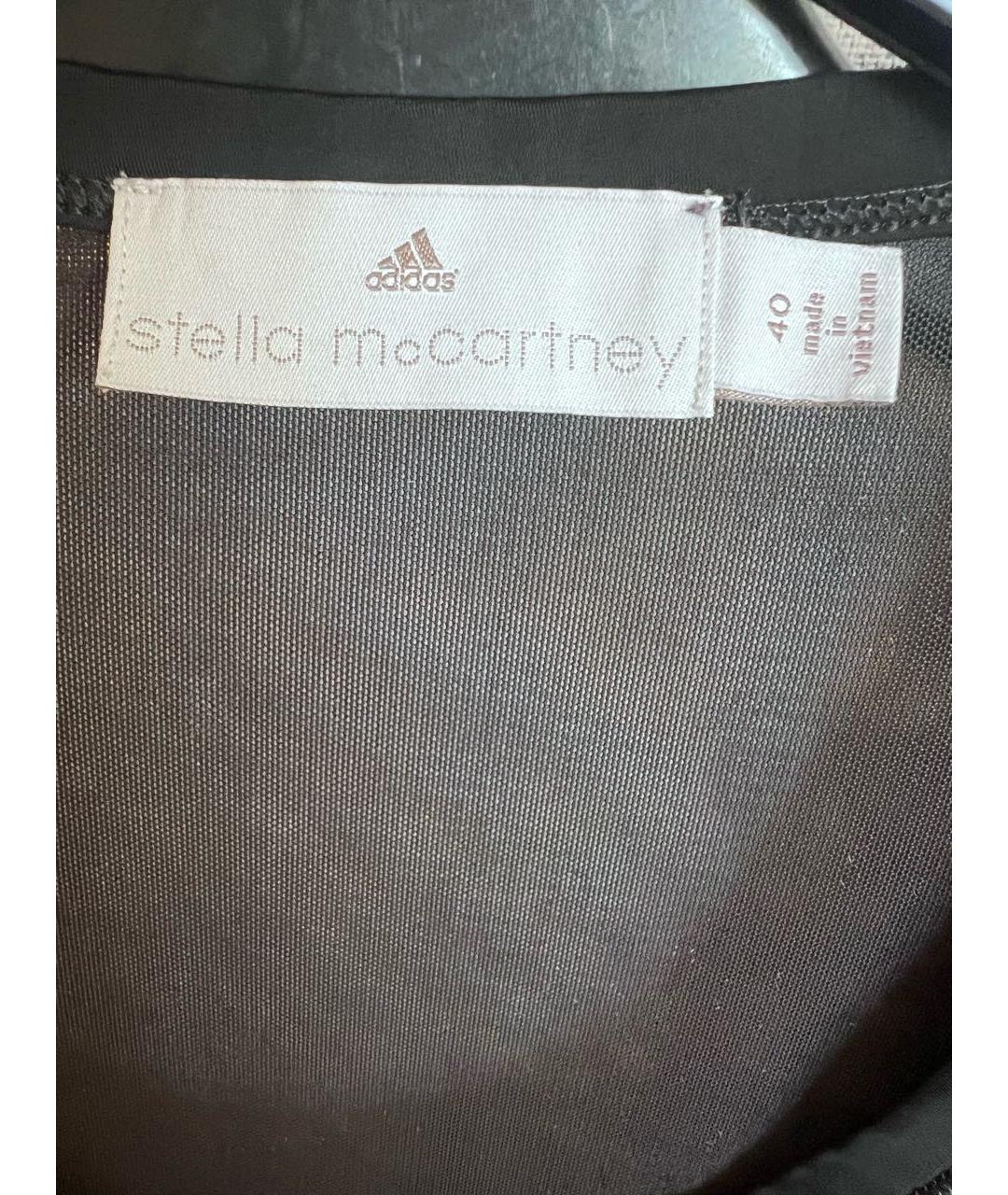 ADIDAS BY STELLA MCCARTNEY Черная футболка, фото 3