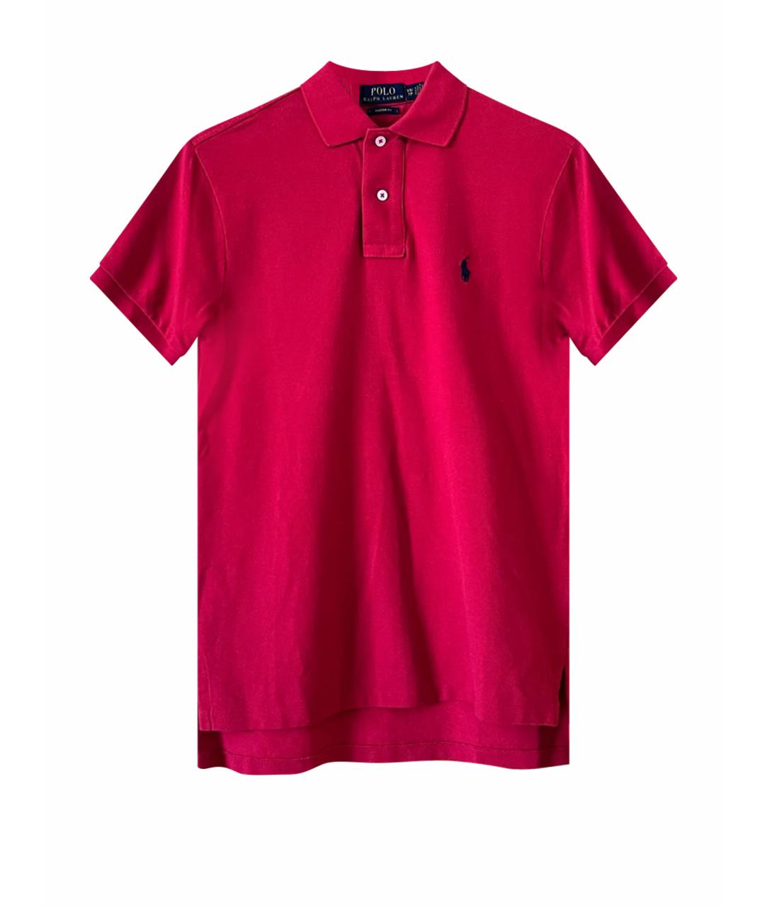 POLO RALPH LAUREN Красная хлопковая футболка, фото 1