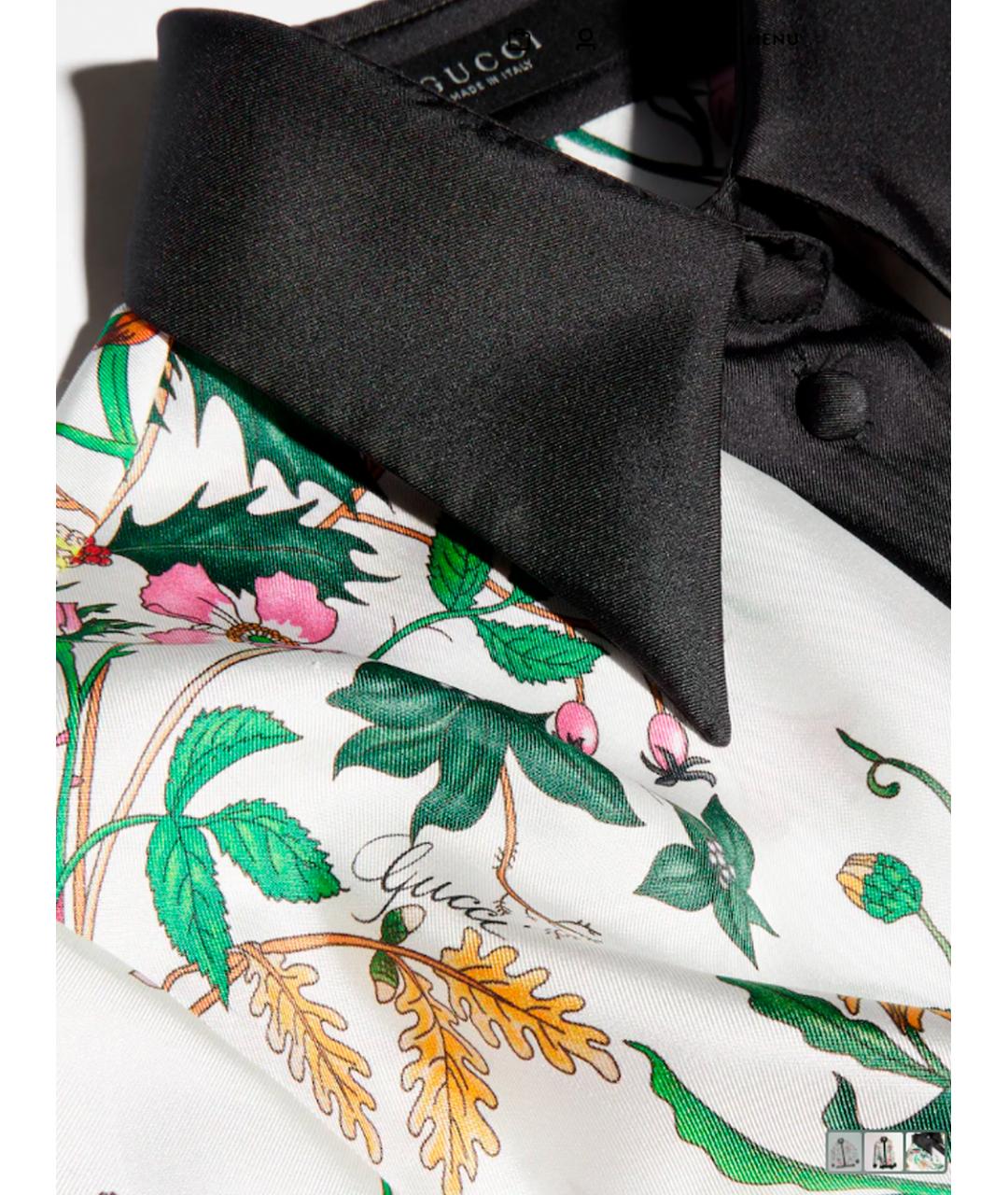 GUCCI Мульти шелковая рубашка, фото 2