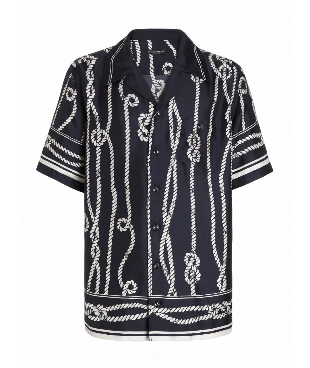 DOLCE&GABBANA Мульти шелковая кэжуал рубашка, фото 1