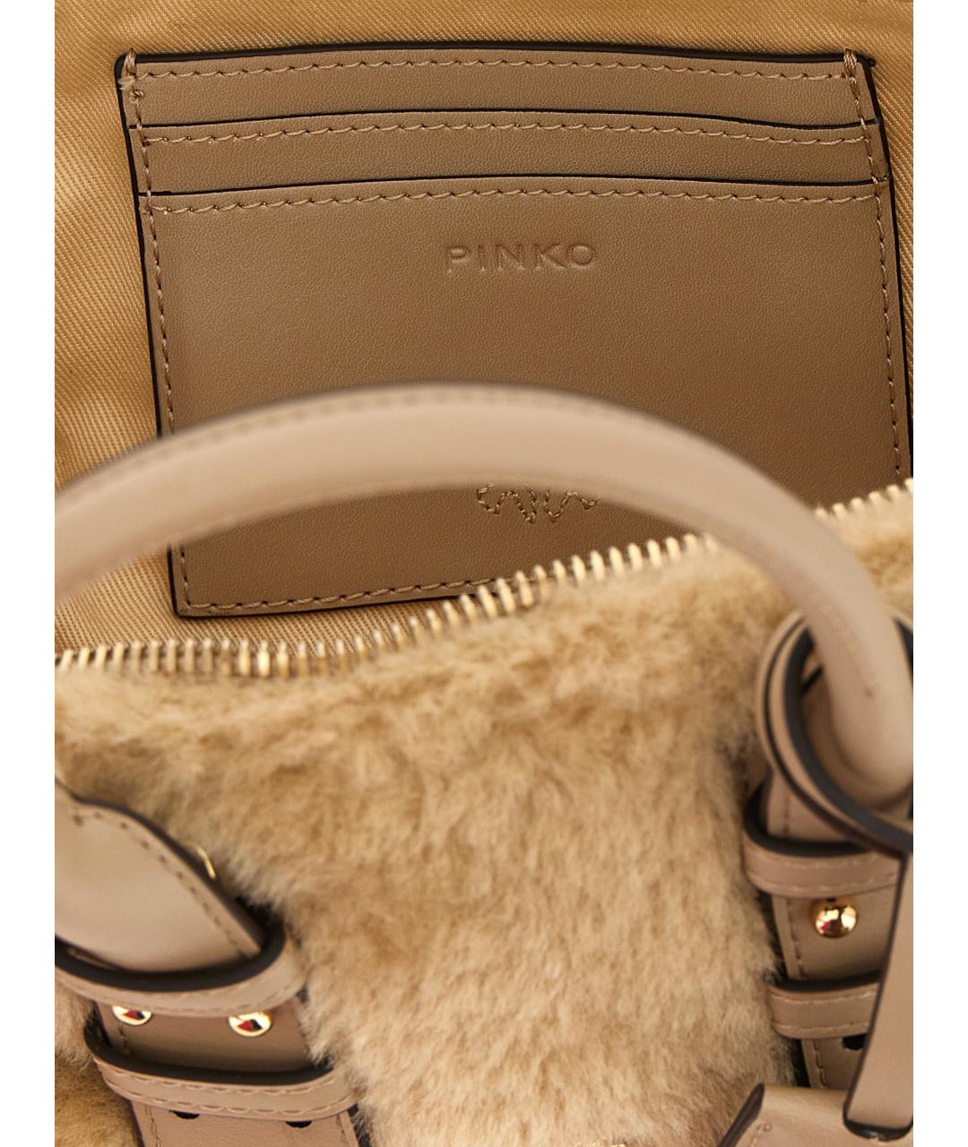 PINKO Синтетическая сумка тоут, фото 4