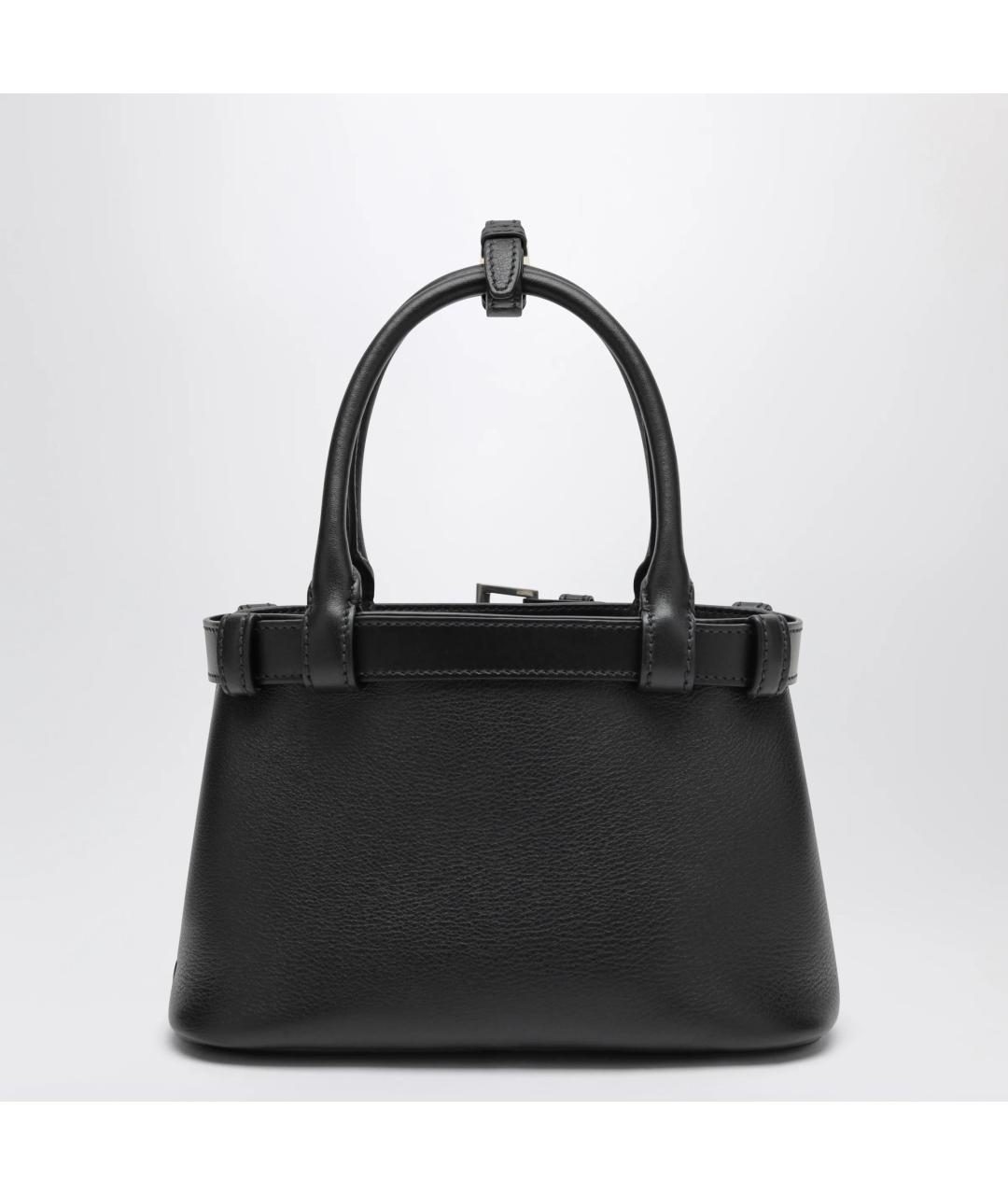 PRADA Черная кожаная сумка тоут, фото 2