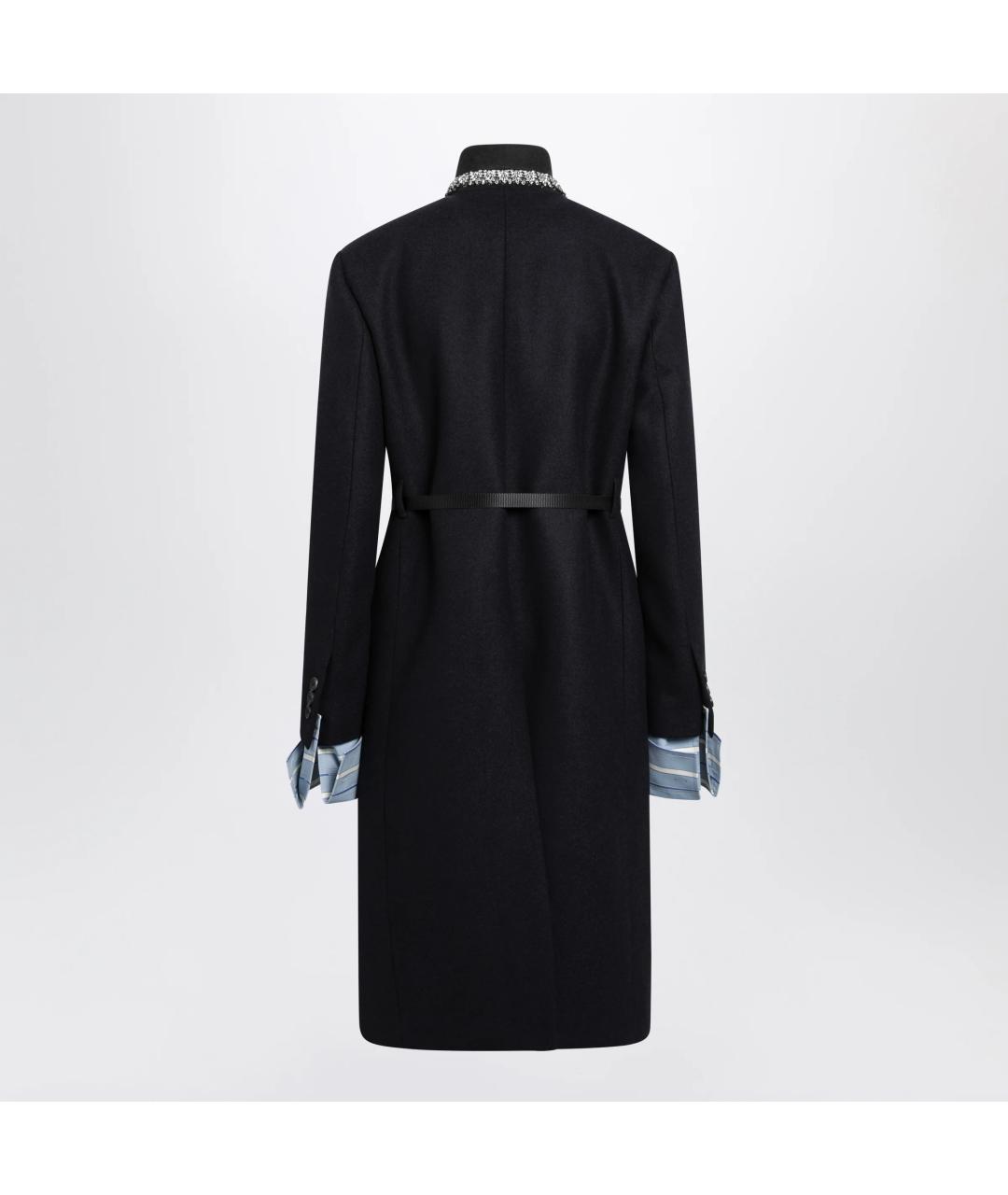PRADA Синее шерстяное пальто, фото 2