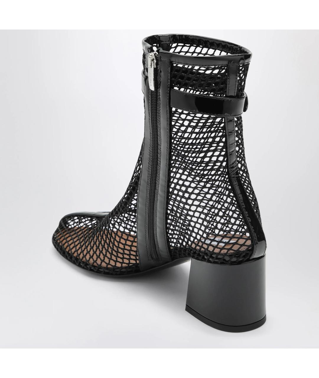 ALAIA Черные текстильные ботильоны, фото 2