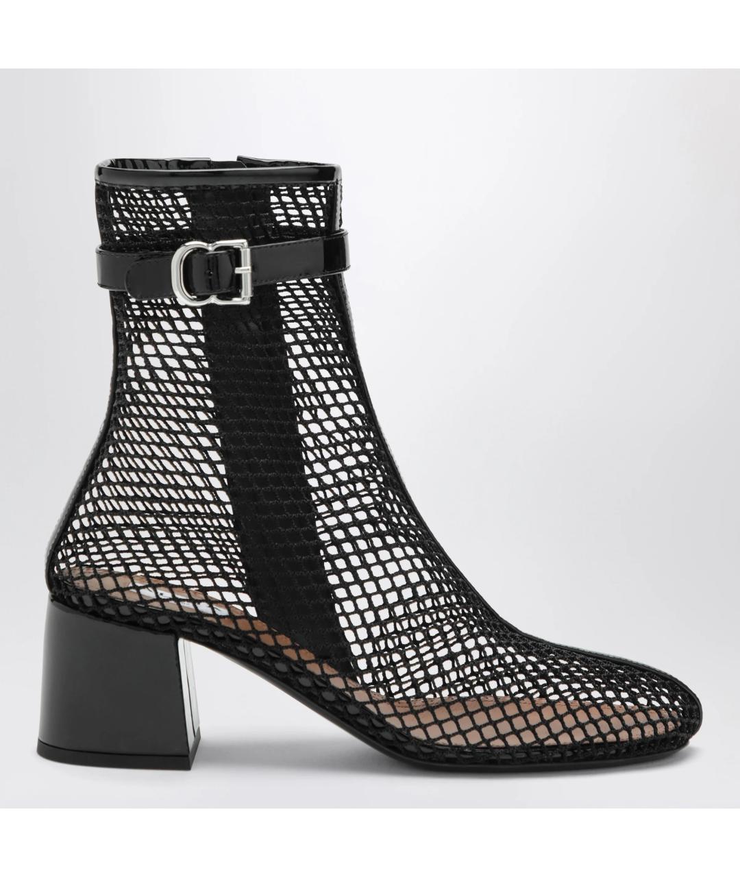 ALAIA Черные текстильные ботильоны, фото 3