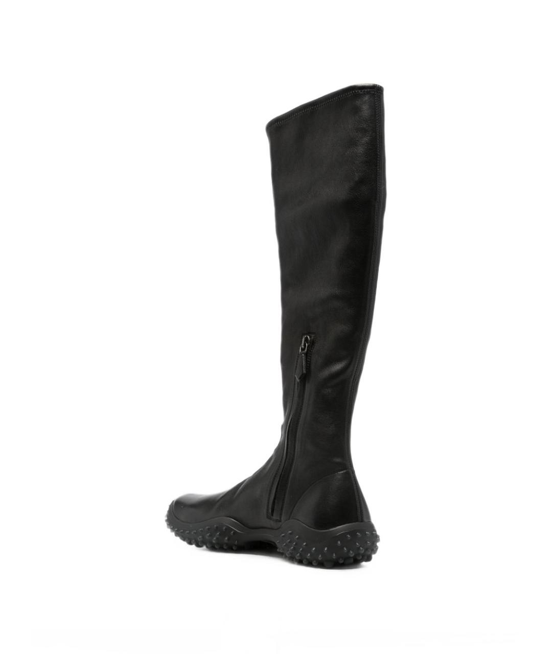 MIU MIU Черные кожаные сапоги, фото 2