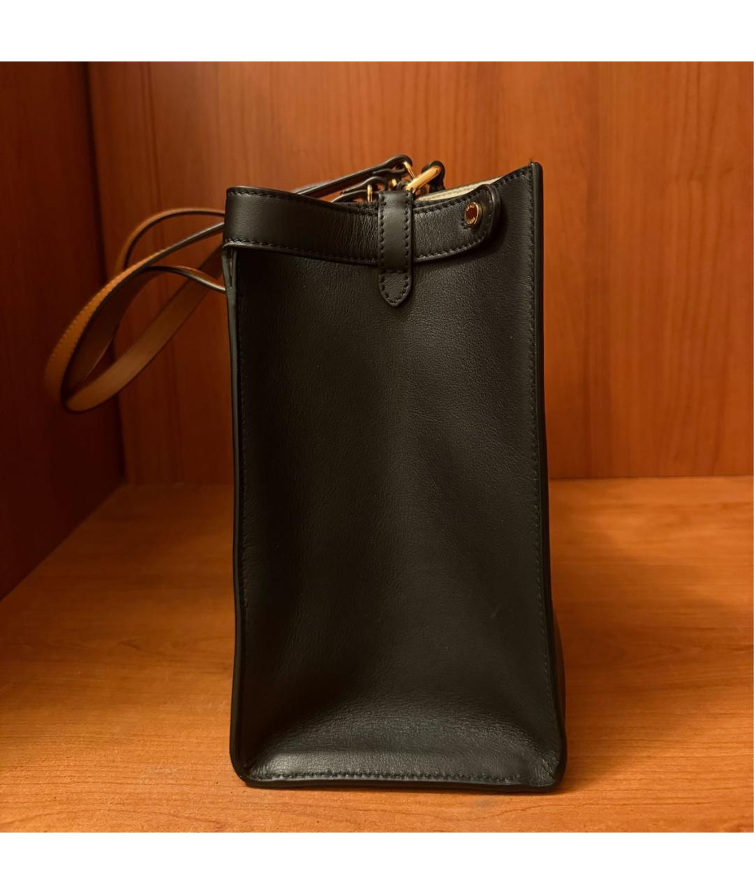 FENDI Черная сумка тоут, фото 2