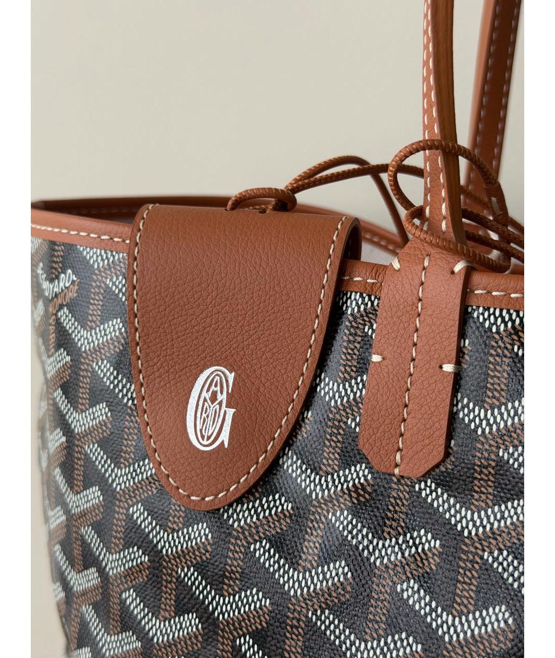 GOYARD Черная сумка тоут, фото 5