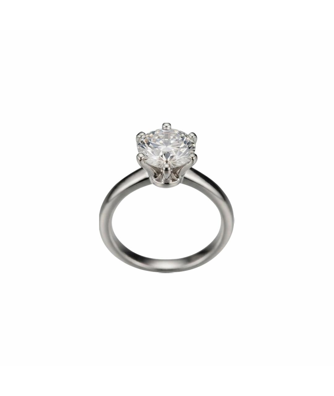 TIFFANY&CO Белое платиновое кольцо, фото 1