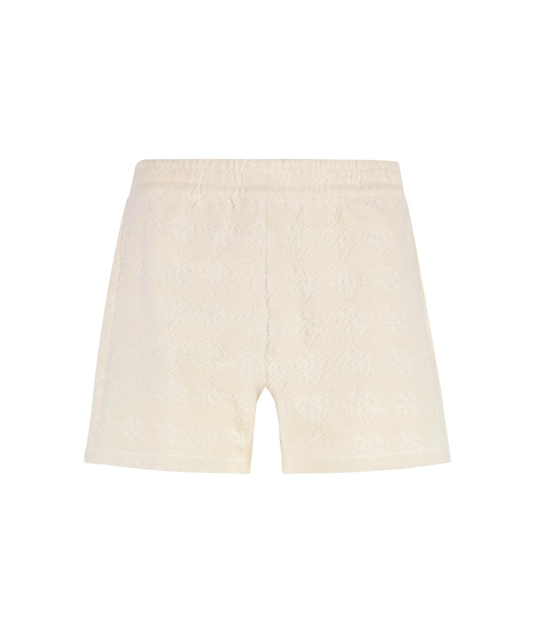 TORY BURCH Белые хлопковые шорты, фото 1