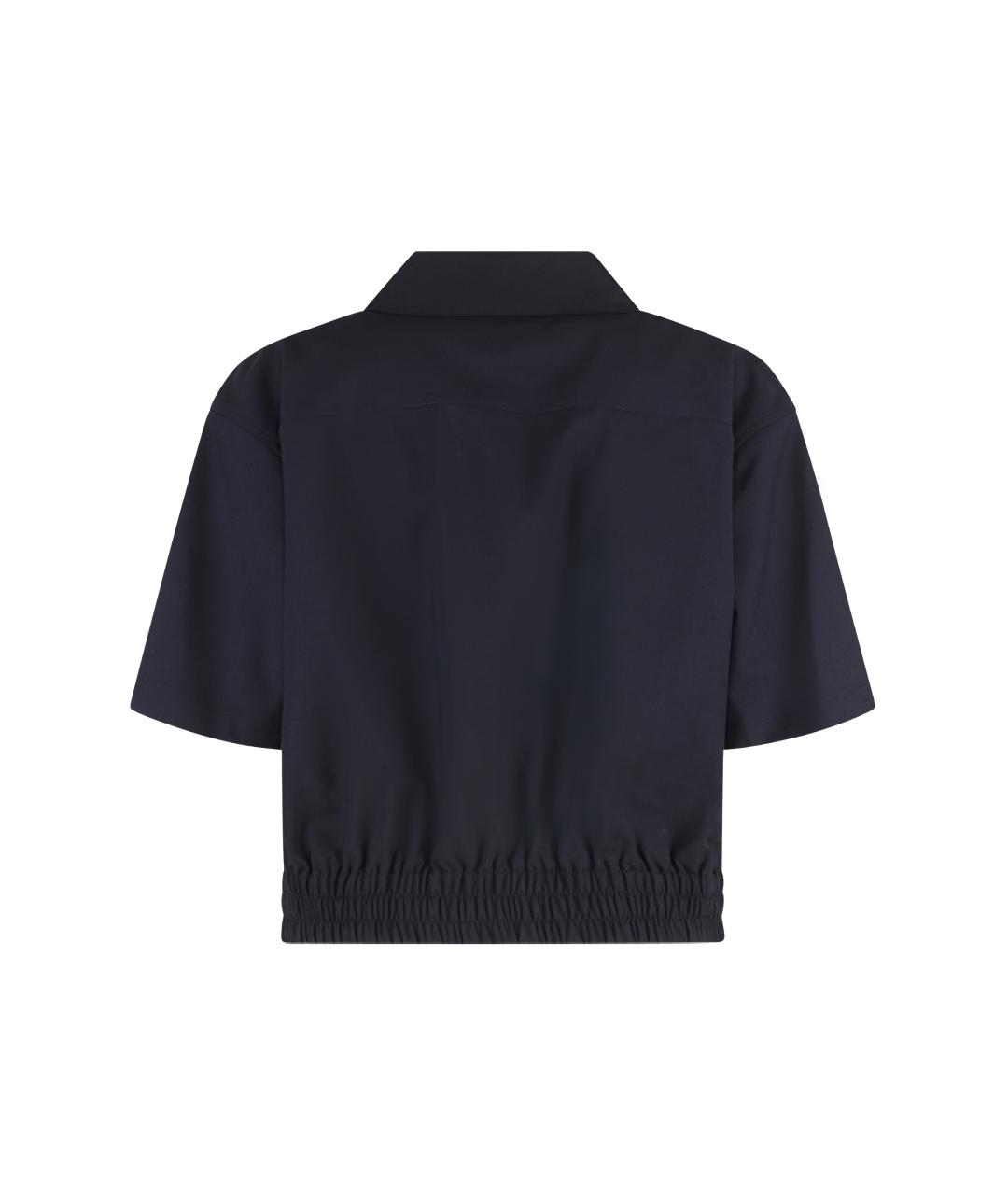 BOTTEGA VENETA Синяя шерстяная рубашка, фото 2