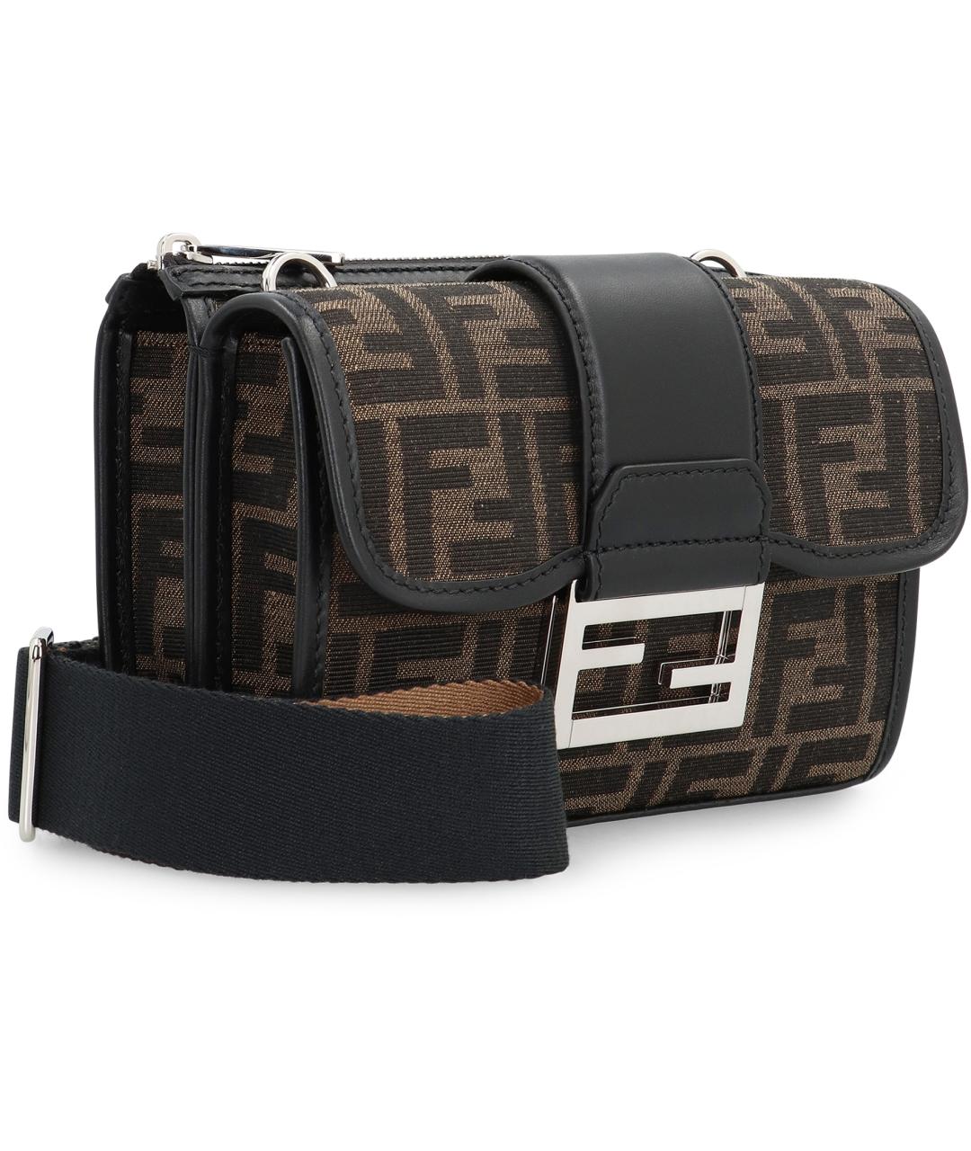 FENDI Бежевая синтетическая сумка на плечо, фото 3