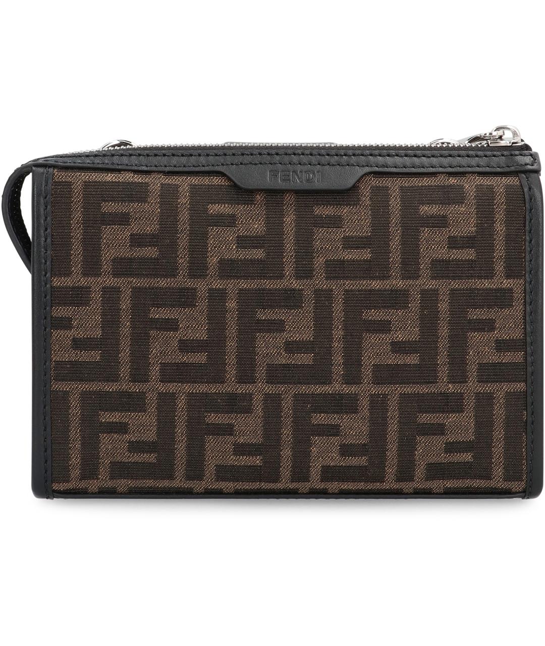FENDI Бежевая синтетическая сумка на плечо, фото 4