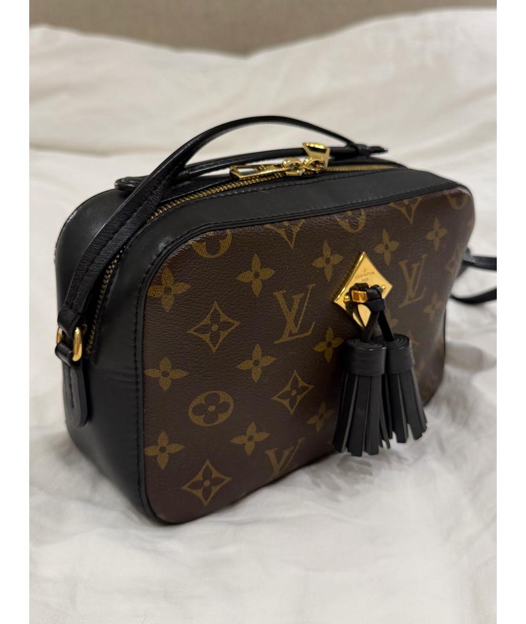 LOUIS VUITTON Коричневая сумка через плечо из канвы, фото 2