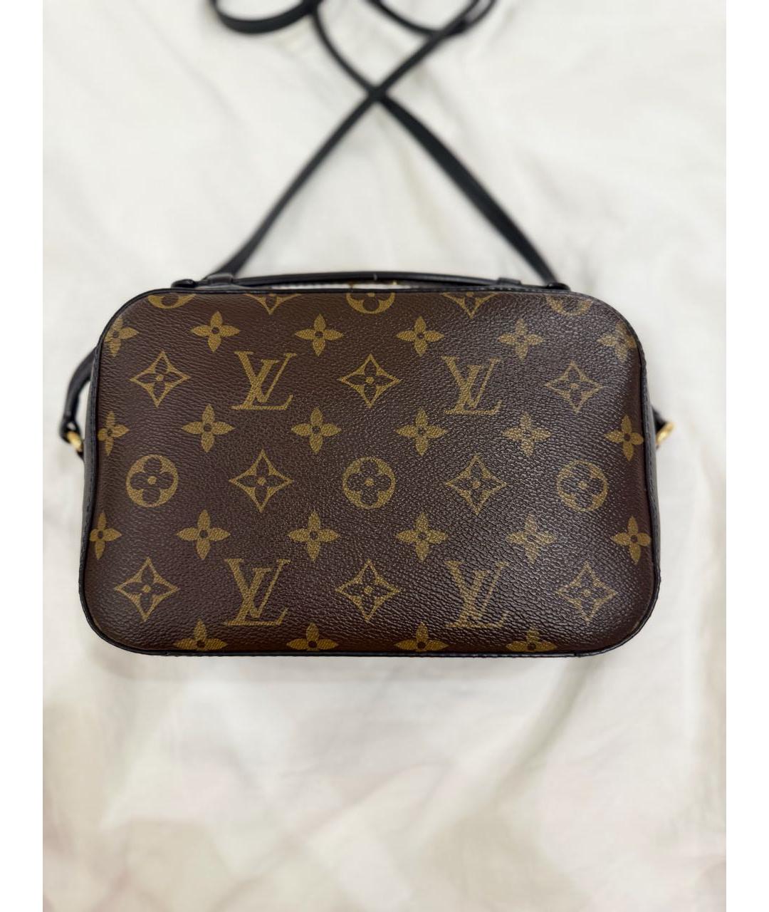 LOUIS VUITTON Коричневая сумка через плечо из канвы, фото 3
