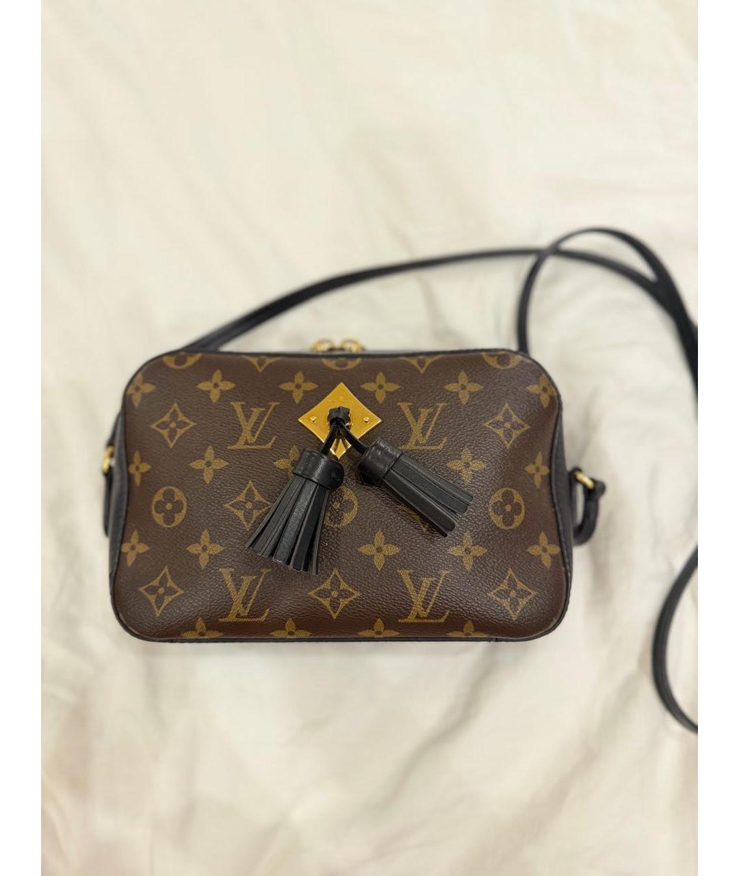 LOUIS VUITTON Коричневая сумка через плечо из канвы, фото 9