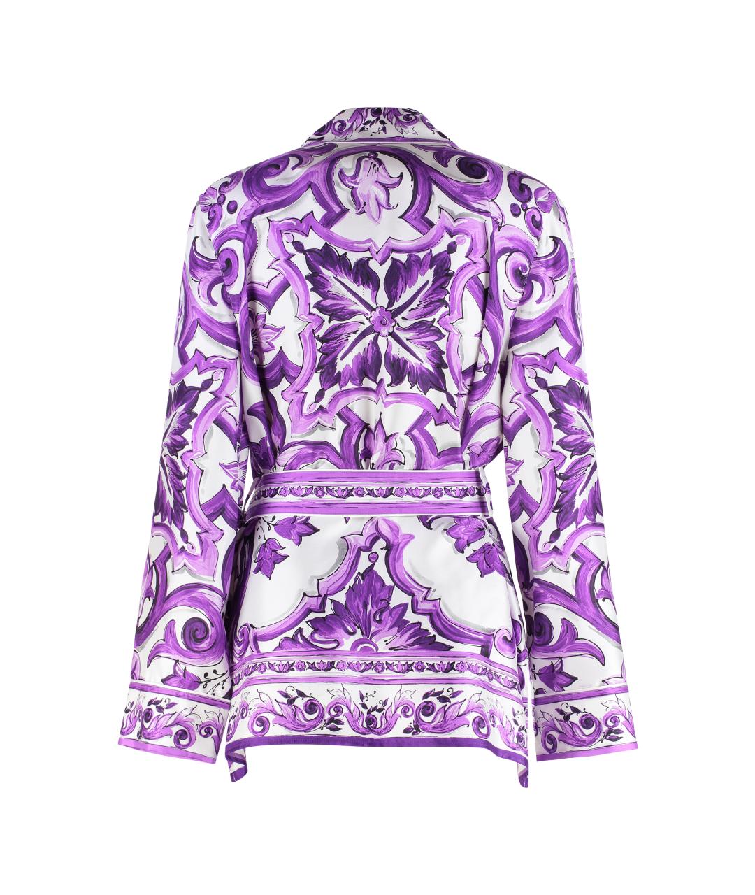 DOLCE&GABBANA Мульти шелковая рубашка, фото 2