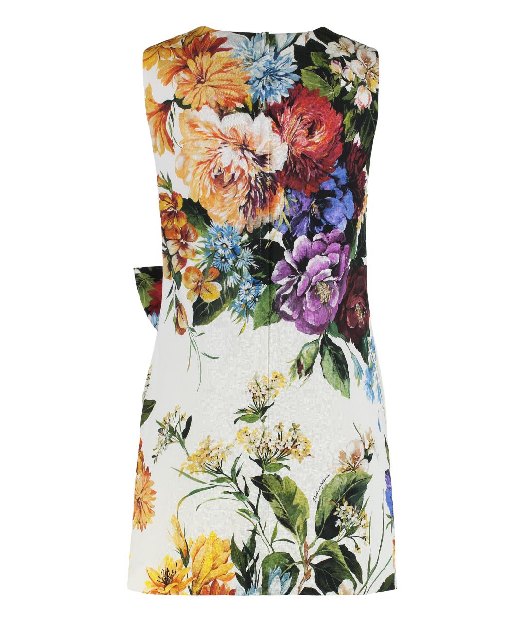 DOLCE&GABBANA Мульти хлопковое повседневное платье, фото 2