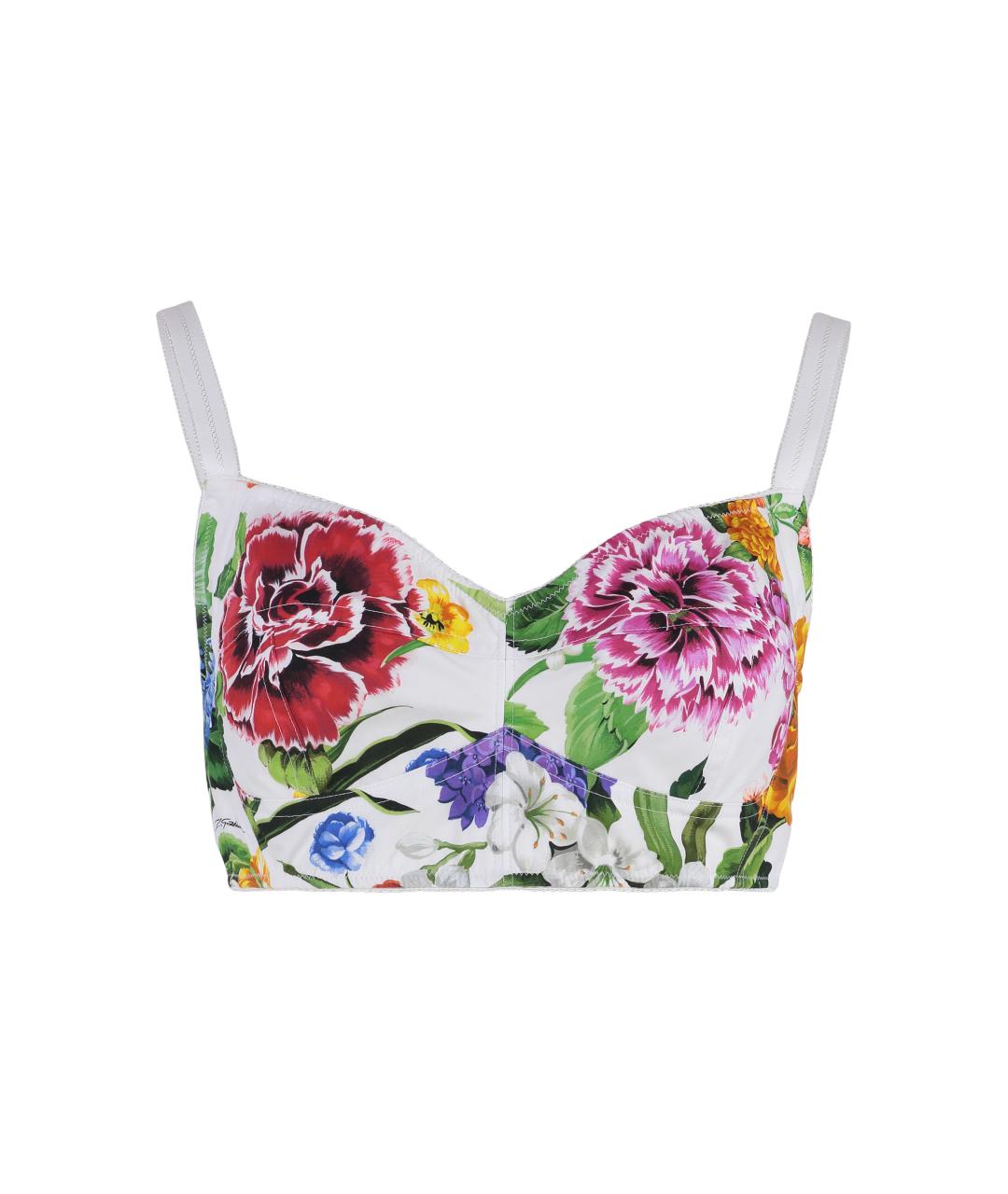 DOLCE&GABBANA Мульти хлопковая майка, фото 3