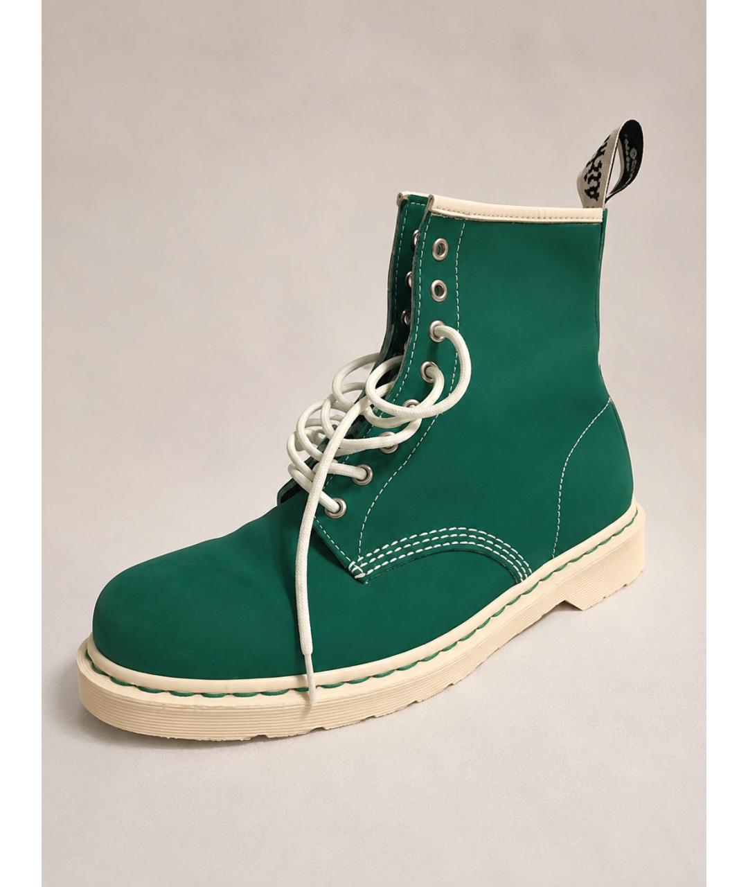 DR. MARTENS Зеленые высокие ботинки, фото 2