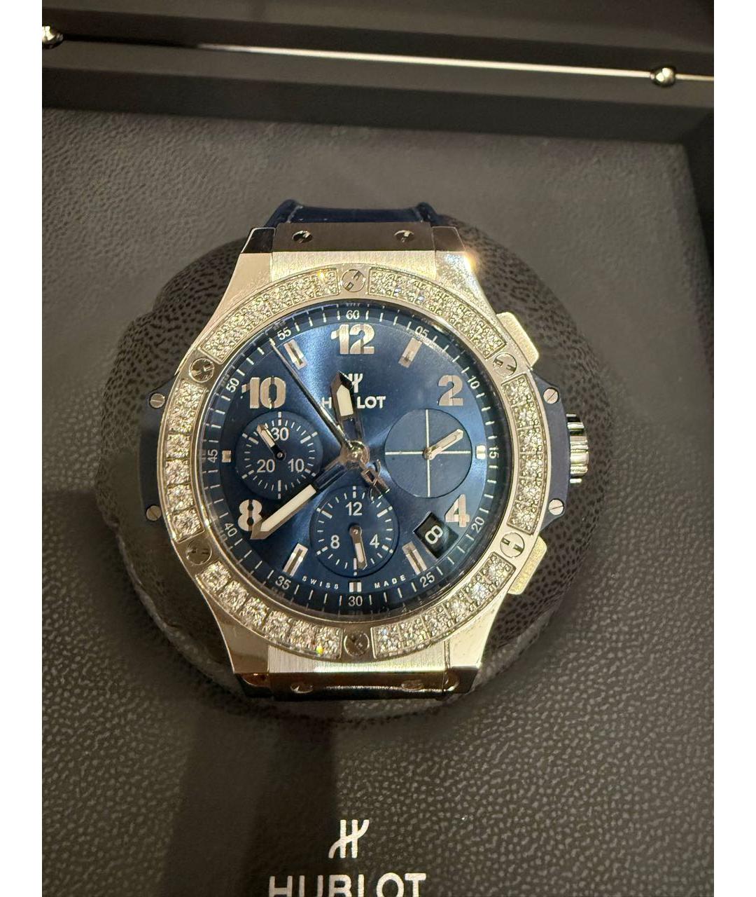 HUBLOT Синие металлические часы, фото 1
