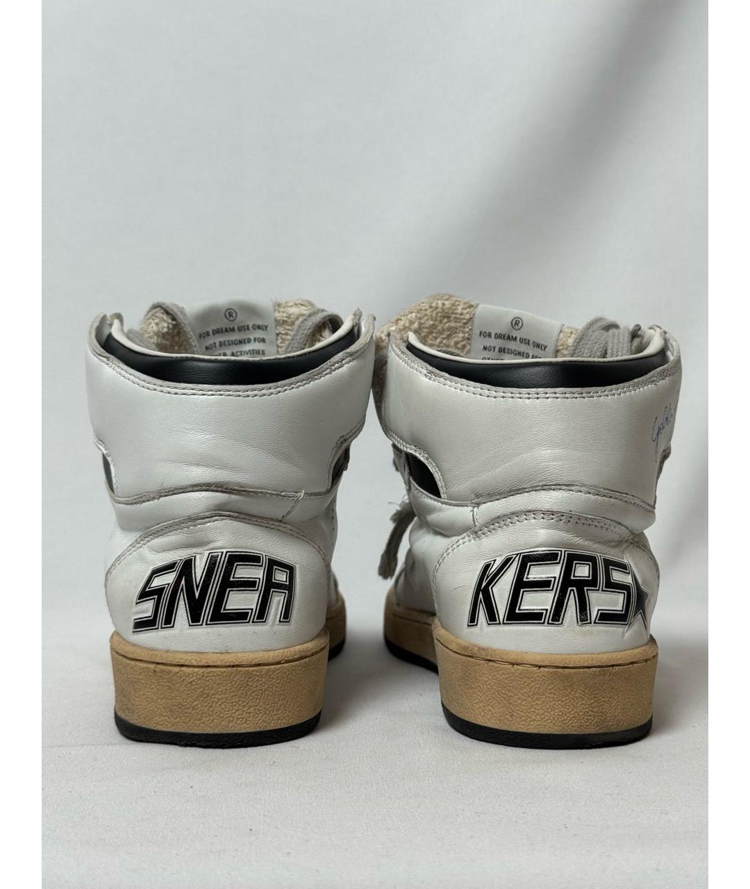 GOLDEN GOOSE Белые кожаные кеды, фото 5