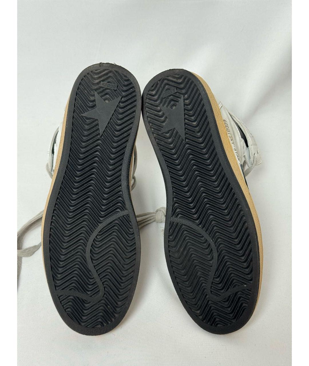 GOLDEN GOOSE Белые кожаные кеды, фото 8