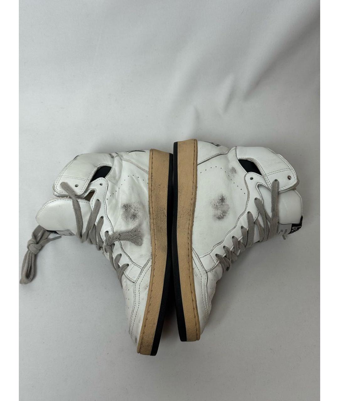 GOLDEN GOOSE Белые кожаные кеды, фото 7