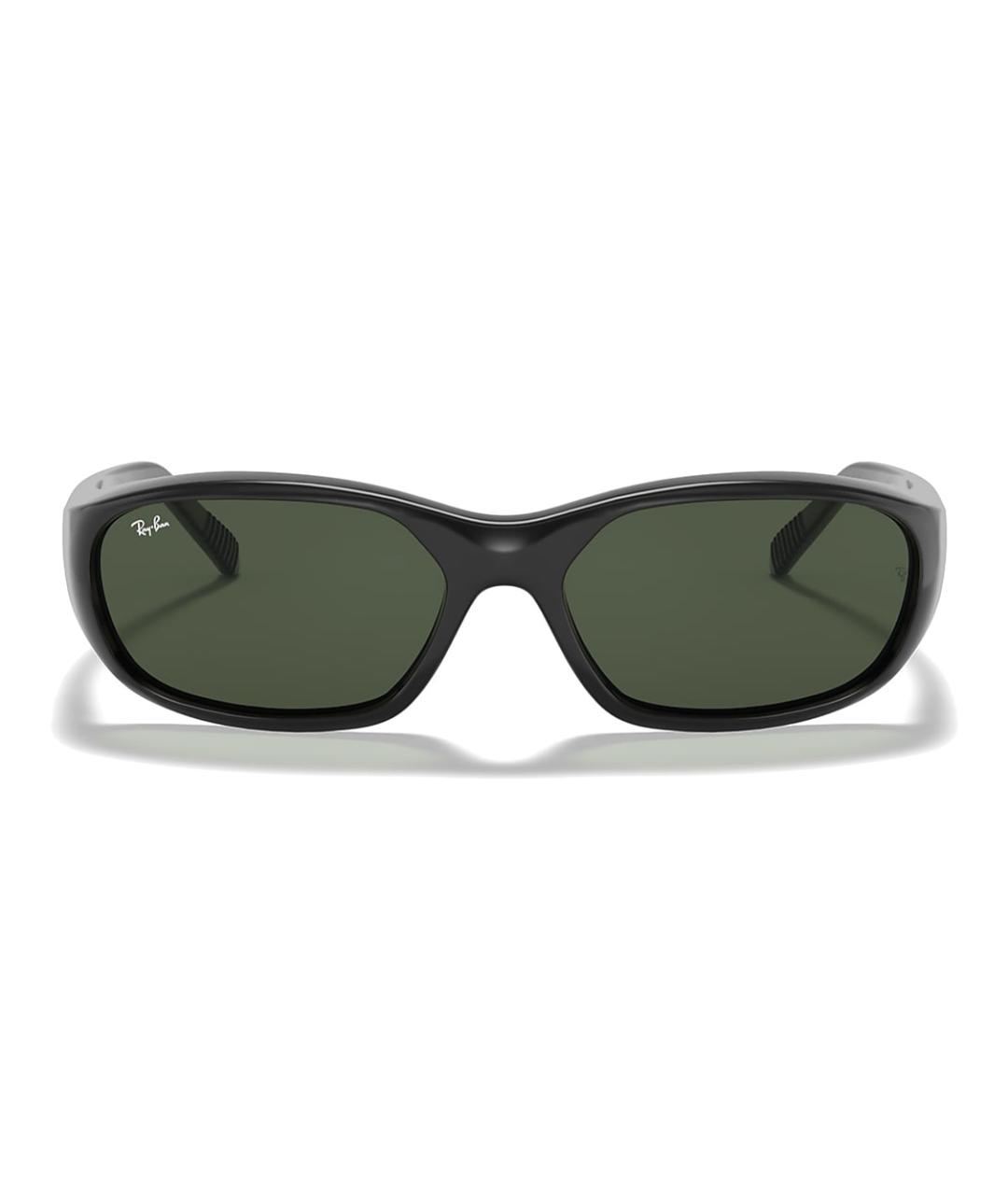RAY BAN Черные пластиковые солнцезащитные очки, фото 2