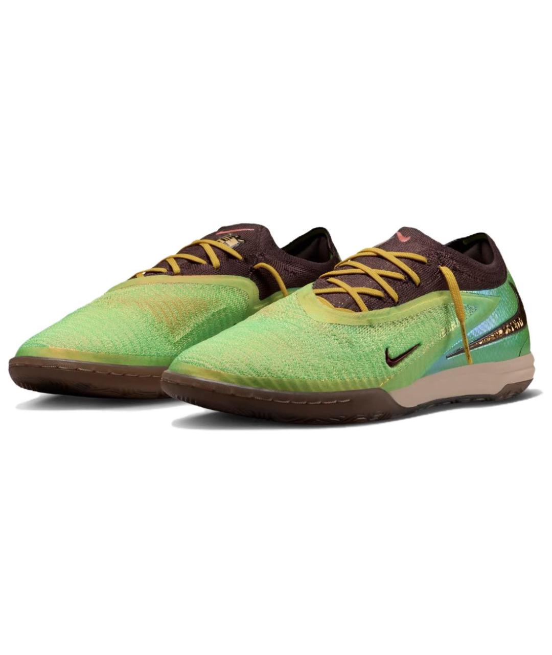 NIKE Зеленые низкие кроссовки / кеды, фото 3