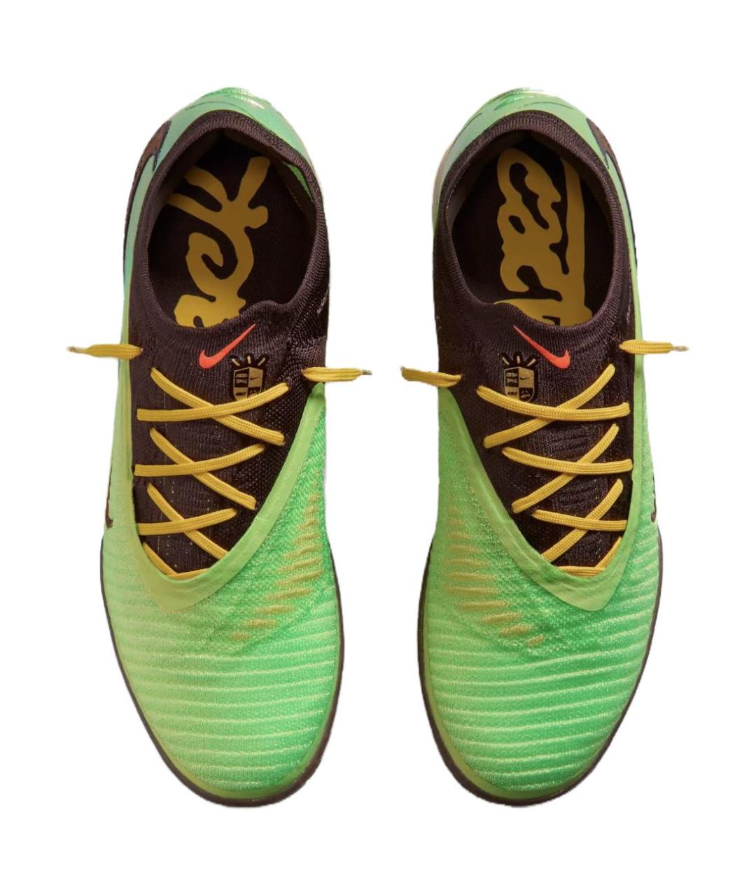 NIKE Зеленые низкие кроссовки / кеды, фото 4