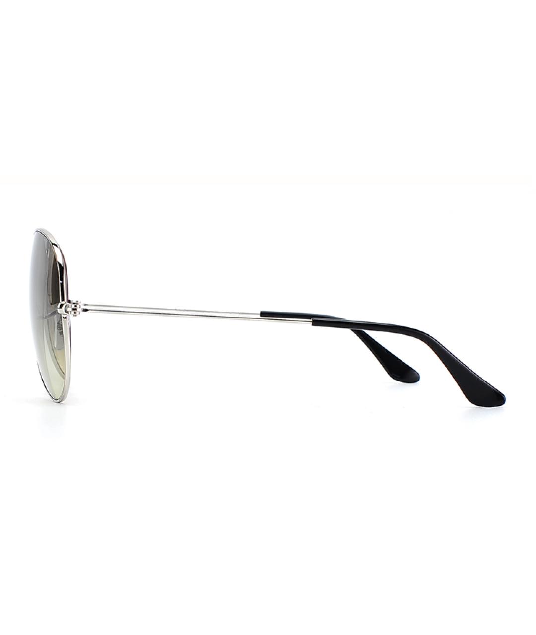RAY BAN Серые металлические солнцезащитные очки, фото 4