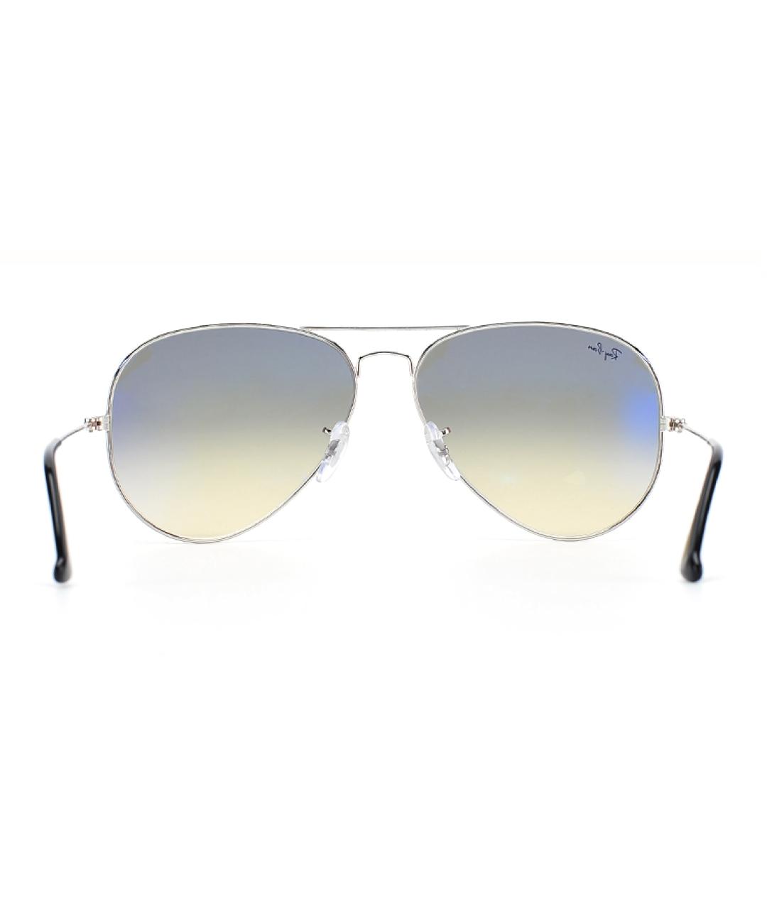 RAY BAN Серые металлические солнцезащитные очки, фото 3